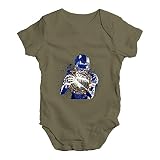 TWISTED ENVY Baby Jungen (0-24 Monate) Body Gr. 12-18 Monate, Khaki