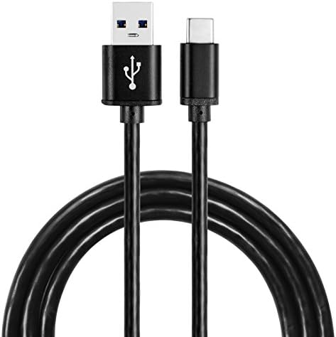 USB Type C Cable for HTC U Ultra &amp; HTC U Play , USB Type C to USB 3.0 Nylon Braided &amp; PVC Data Cable 1 Metre 2 Metre Sync &amp; Charge Type C Cable for HTC U Ultra , HTC U Play &amp; other Type C USB Devices (1 Metre, PVC Black)