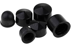 SM SunniMix Pivot en Caoutchouc De Remplacement De 6 Morceaux De Planche à roulettes en Caoutchouc Tasse 3.25/5/7 Pouce