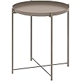 Ikea Tssp Tray Table, Dark Grey-Beige (Metal Frame) 45X53 Cm(17 1/2 " X 20 5/8 ")
