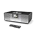 Produktbild MAJORITY Willingham DAB/DAB+/UKW Digital-Radio - 30W CD Player - Hi-Fi Lautsprechersystem - Fernbedienung - AUX in und USB MP3 Wiedergabe - Farbdisplay (Schwarz)