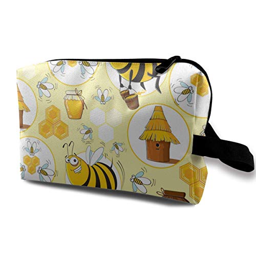 Bumblebee Pattern Receive Bag Travel Receive Bag Pouch Wallet