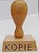 Produktbild Holzstempel 4 x 40 mm mit Text: KOPIE
