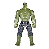 marvel avengers hulkbuster Titan de Hulk de 30 cm Marvel- Hulk with Titan Hero Power FX Port Series, Color Azul, Verde (Hasbro E0571EU4)