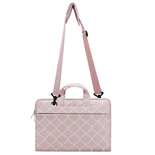 MOSISO Notebooktasche f  r 13-13 3 Zoll MacBook Pro  MacBook Air  Notebook Computer Quatrefoil Stil Laptop Schultertasche Sleeve H  lle Umh  ngetasche