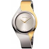 Calvin Klein Damen Analog Quarz Uhr mit Edelstahl Armband K5N2S1Y6