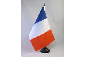 AZ FLAG - Tischflagge Frankreich - 21x14 cm - Französische Tischfahne 14 x 21 Cm - Flaggen