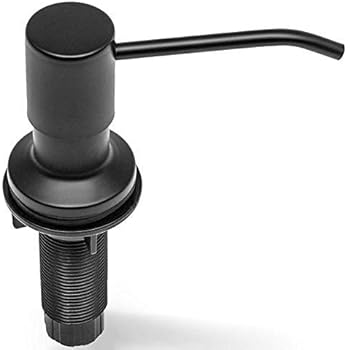 Bluewater Messing Seifenspender Küche Schwarz Matt, Einbau