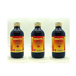 Ayurvedic PARALITOL Liquid (200ml) for Myalgia ,Muscular (Pack of 3)