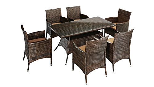 baumarkt direkt 13tlg. Gartenmöbelset »Santiago«  braun - 3