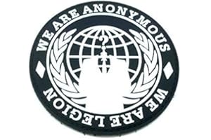 TIRRITO We Are Anonymous, We Are Legion PVC Airsoft Paintball Patch