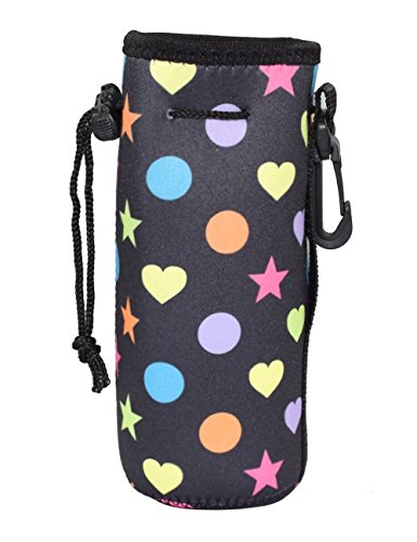 Case Wonder Neopren Wasserdichte Mittagessen Tasche Tragbar Lunch Tasche Kühltasche Isolierte Schule Rucksack Lunch Fall Thermo Picknicktasche Großes Fassungsvermögen Food Behälter mit Zipper Strap Box Cooler Container Müllsäcke Picnic Reise Outdoor Mode Handtasche Clutch für Frauen Männer Kinder Mädchen Erwachsene, Noir Sets - 4