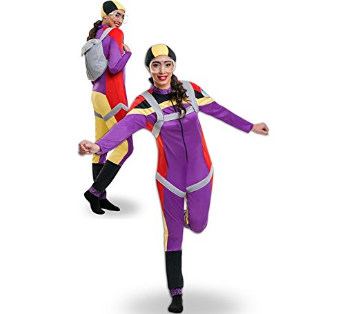 Yuppiyei Disfraz de Paracaidista para Mujer