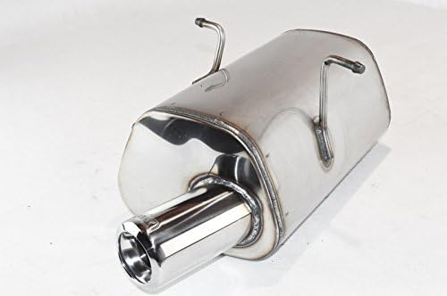 Cartuner 80 mm Stainless Steel Sports Exhaust with Absorbers
