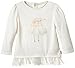 Billieblush Baby-Girls U05134 T-Shirt, Beige (Ivory), 3-6 Months (Manufacturer Size:06 Months)