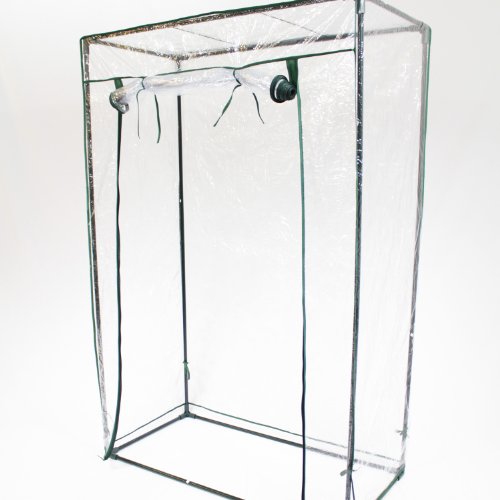 Tomatengewächshaus Gewächshaus Anzuchtsregal | ca. 100 x 50 x 150 cm | mit PE-Schutzhülle - 2