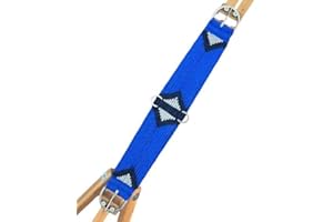 CHEVAL'S INTERNATIONAL CHEVAL's Premium Horse Western Cinch en laine mohair – Collier de selle respirant avec boucles en acier inoxydable – Équipement équestre durable et confortable – Idéal pour les courses de trail, les