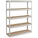 Produktbild NEU. Influx Archiv Schwerlastregal Extra Breit 5 Einlegeböden Kapazität 5 x 100 kg W1500 X 450 X h1880 mm