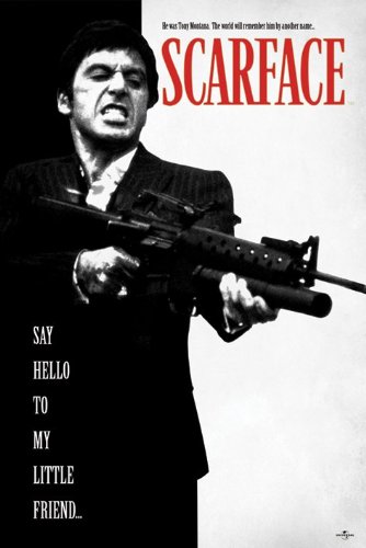 Empire 394347 - Póster con Texto en inglés Say Hello to my Friend, Scarface (61 x 91,5 cm)