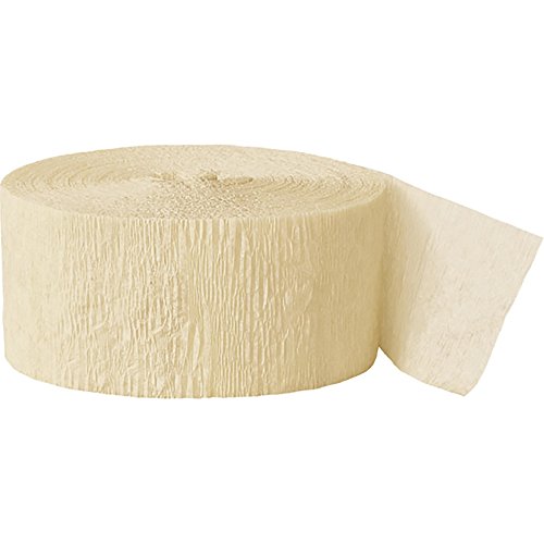 Unique Party Krepppapier Band-Rolle (24,5m) (Einheitsgröße) (Weiß) - 5