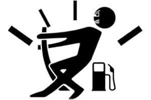 ‎MORECHIOCE Universal Tankdeckel Dekor,MoreChioce Auto Tank Pointer Aufkleber Tanknadel Dekoration Abdeckung Auto Styling Zubehör,Schwarz