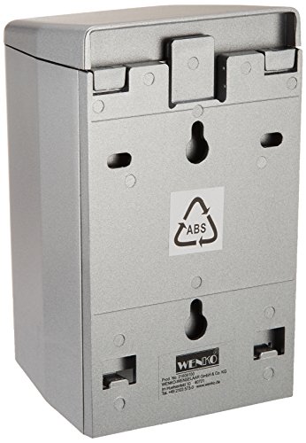 Wenko 21808100 Seifenspender Cremona Platin, Fassungsvermögen 0,5 L, Kunststoff, 10 x 16 x 8,5 cm - 2