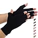 Produktbild Duerer Arthritis Handschuhe - Compression Handschuhe f¨¹r Rheumatoide & Osteoarthritis - Handschuhe bieten arthritischen Gelenkschmerzen Linderung der Symptome - Mnner und Frauen(Darkblack,M)