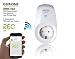 Produktbild Smart Home Automation, intelligente Wifi Steckdose, (max. 3500W) , inkl. App DRH-302 REV. 3 mit ZEITSCHALTAUTOMATIK, - Einfach von unterwegs Geräte zuhause schalten und überwachen - Bis zu 30 Geräte in einer App !