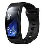 correa reloj silicona 24mm ►COMPATIBILIDAD: Correa de reemplazo perfecta para Samsung Gear Fit 2 Pro SM-R365 y Gear Fit 2 SM-R360.