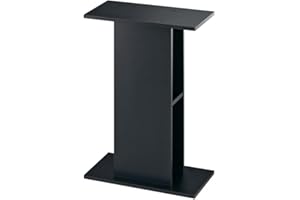 FERPLAST Hydor Mobile per Acquari STAND 50/60, in Legno, Ripiano Resistente all'Acqua, Nero