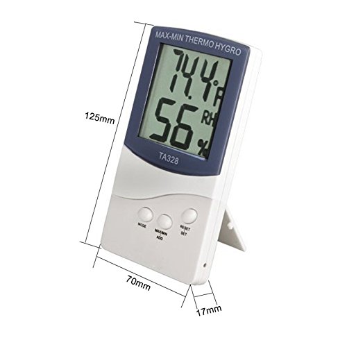 Hrph Indoor-Digital-LCD / Außen-Thermometer-Hygrometer genaue Temperaturmessgerät - 7