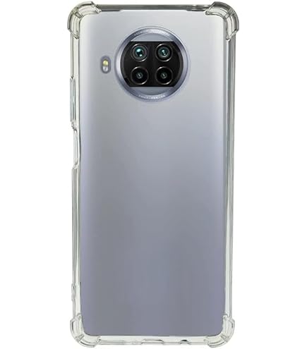 DESSEN Cover Per Xiaomi Mi 10T Lite 5G - Silicone Custodia Antiurto Protezione Fotocamera Case Antishock Morbida TPU Bumper Resistente, Nero - Foto 4