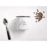 Emaillebecher Tasse / Der Klügere