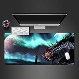 BORRADOS DELICADOS CON PUNTADAS Nuestro mouse pad tiene bordes cosidos duraderos para evitar que se deshilache y se deshaga. También mejora la estética y la vida útil del mousepad.