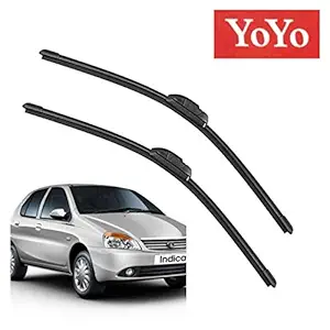 YoYo Car Wiper Blades for Tata Indica New Set of 2 Pcs R 24 L 16