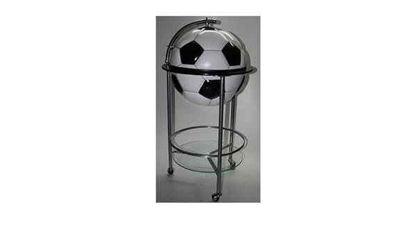 Football Globe Drinks Bar Cabinet Metal Amazon Co Uk Kitchen
