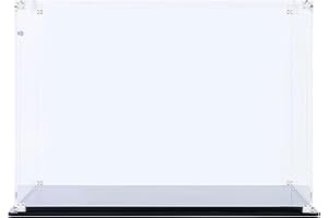 NOVDA Acryl-Vitrine für Lego Icons Bonsai-Baum 10281, staubdichte Vitrine für Lego 10281, Größe: 25 x 25 x 25 cm (Modell Nicht im Lieferumfang enthalten)