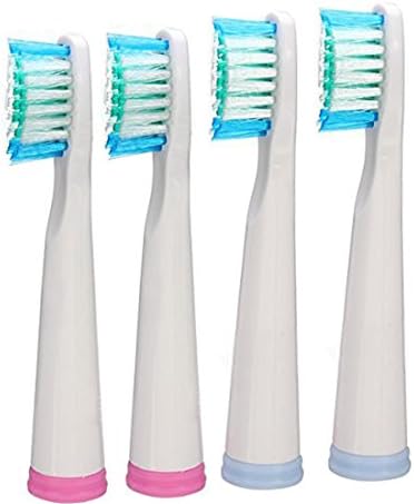 Seago Sonic Electric Toothbrush Replacement Universal Head 4PCS (blue)