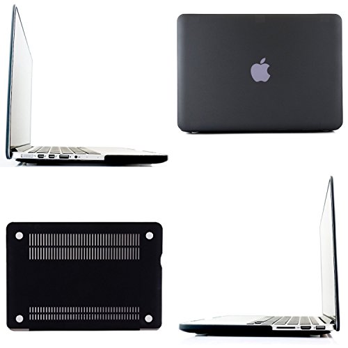 i-Buy Matte Gummierte Harte Schutzh  lle H  lle f  r Apple Macbook Pro 15 4 Zoll mit Retina Display   Schutzfolie   Silikon Tastaturschutz   Anti-Stau