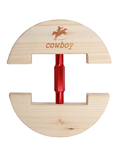 Cowboy® Bunt verstellbar Mütze Heavy Duty Keilrahmen Kleine Größe 6 1/5,1 cm bis 9 1/5,1 cm Größe 7 1/5,1 cm zu 10 5/20,3 cm, holz, schwarz, L - 8