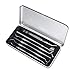 Produktbild 6 Teile/Satz Edelstahl Dental Werkzeug Zähne Reinigen Hygiene Explorer Sonde Haken Pick Scaler Spiegel Pinzette Mit Ledertasche