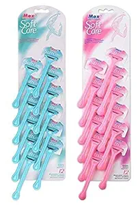 Manodhruva Soft Care Womens Disposable Shaving Razor for Hair Removal, Pack of 4?
