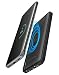 Produktbild galvanox Wireless Charging Power Bank (Qi Aktiviert) Ultra Slim Tragbares Akku-Ladegerät (8.000 mAh, hohe Kapazität) (glatt schwarz)