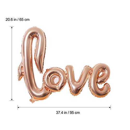 TOYMYTOY Liebe Folie Ballon Mylar Ballons für Party Dekoration - 6