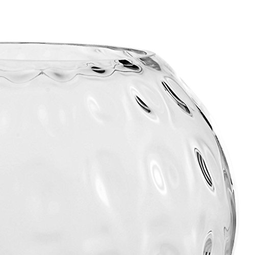 Vase, XXL Deko Blumenvase „FAMOUS BUBBLE“ Ø30cm, H=25cm, hochwertiges Glas, moderner zeitloser Style (GERMAN CRYSTAL powered by CRISTALICA) - 2