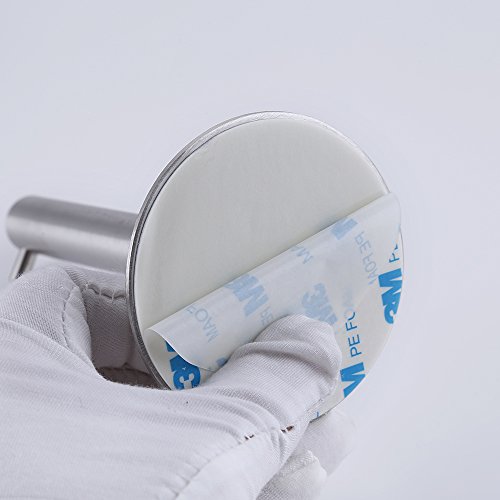 KES selbstklebend SUS 304 Edelstahl Toilettenpapierhalter Lagerung Bad Küche Papier Handtuch Dispenser Kleben Sie auf Klebrige Gewebe Roll Kleiderbügel Wandhalterung Zeitgenössischen Stil, Gebürstet, A7072 - 7