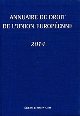 Annuaire de droit de l'union européenne 2014