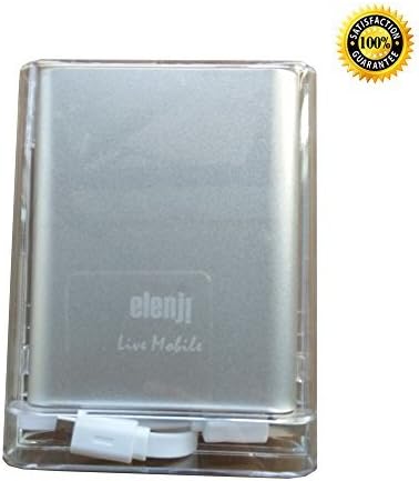 Power Bank External Battery 10400mAh Portable Charger with PowerIQ Technology Output 2A, Small Size, lightweight and powerful, for iPhone 6 Plus 5S 5C 5 4S, iPad Air 2 Mini 3, Samsung Galaxy S6 S5 S4 and more (silver)