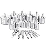 ☞ SUPERMATERIAL: Diese Diamantbohrer aus Hochgeschwindigkeitsstahl sind langlebig und haben eine lange Lebensdauer. Sie zeichnen sich durch hohe Qualität und gute Leistung aus und eignen sich hervorragend für saubere und genaue Bohrungen.