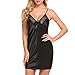 Produktbild Frau Mode Pyjama, Spitze Hohl Slip, Quaan Sexy Die Seide Kimono Dressing, Puppe Spitze Dessous Bad Robe Nachtwäsche Plus Größe Versuchung Unterwäsche Pyjama